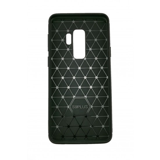 Husa Samsung Galaxy S9 Plus Tpu, carbon, Negru - vivimall.ro