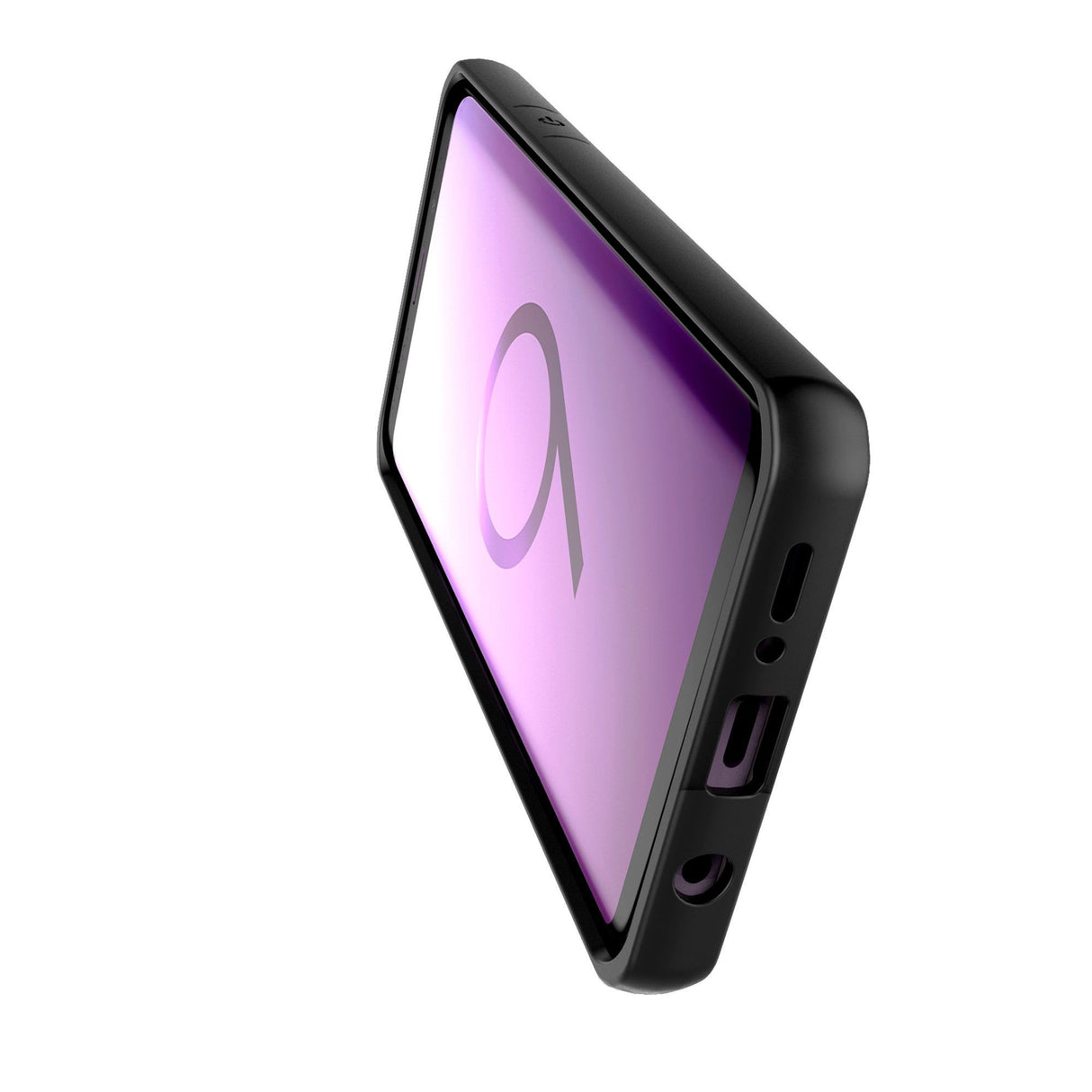 Husa Samsung Galaxy S9 shockproof acrylic Negru - vivimall.ro