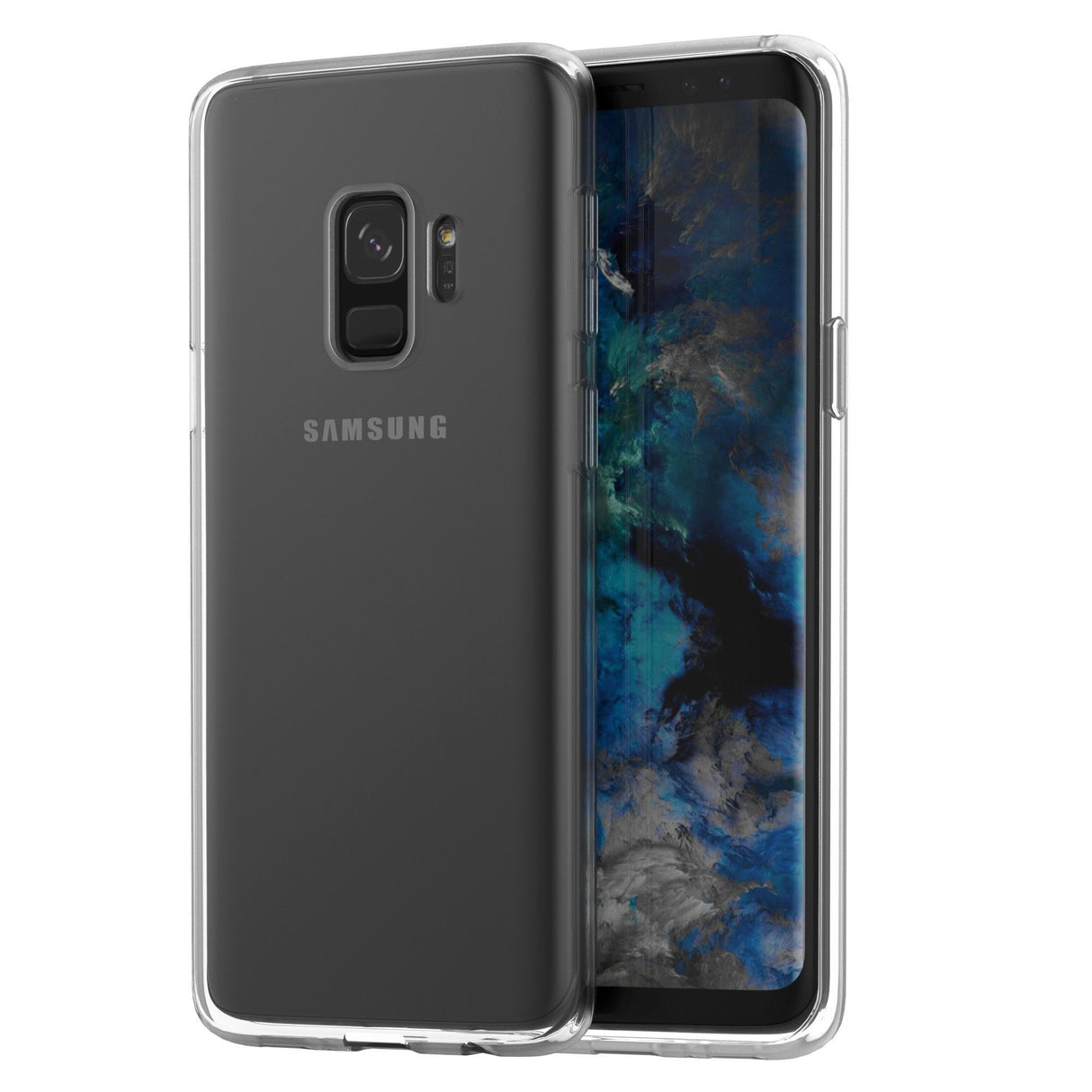 Husa Samsung Galaxy S9 Tpu Antisoc Transparent - vivimall.ro