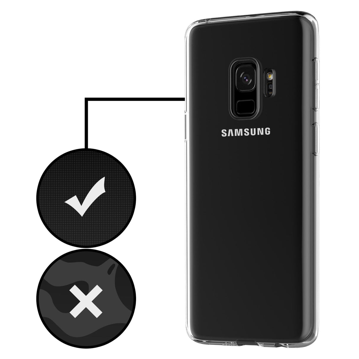 Husa Samsung Galaxy S9 Tpu Transparent 0.1 mm - vivimall.ro