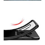 Husa Samsung Galaxy S9 Tpu Transparent cu margini colorate negru - vivimall.ro