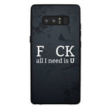 Husa Samsung Note 8 Multicolor Mesaj Lup - vivimall.ro