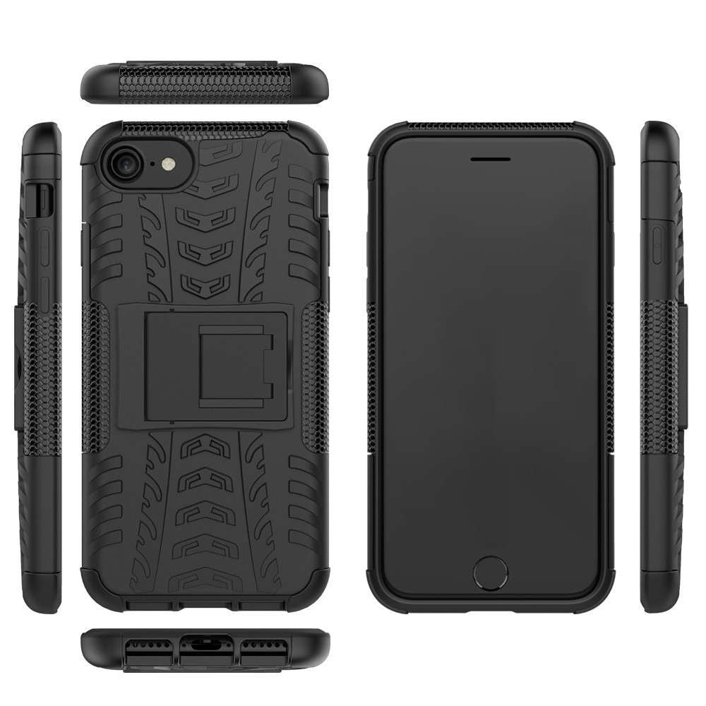 Husa protectie Flippy pentru Samsung S10 Lite Defender Model 3 cu Suport, Negru - vivimall.ro