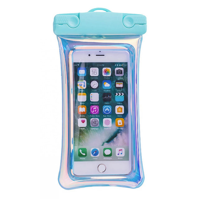 Husa subacvatica Waterproof Flippy, Snowproof, Universala, Senzoriala, cu Snur, pentru telefon sau documente, Verde Menta - vivimall.ro