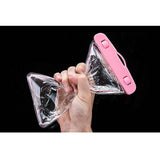 Husa subacvatica Zip Waterproof Flippy, Snowproof, Universala, Impermeabila, cu Snur, pentru telefon sau documente, Roz - vivimall.ro