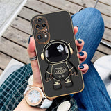 Husa Telefon 2in1, Vivimall, Compatibila Huawei Mate 50 Pro, Carcasa TPU cu Suport Inclus Tip Astronaut, Protectie Camere, Negru - vivimall.ro
