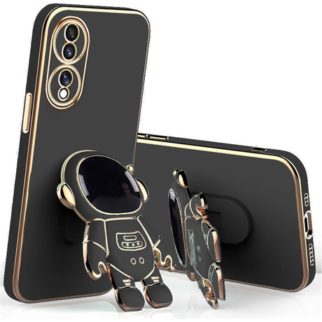 Husa Telefon 2in1, Vivimall, Compatibila Huawei Mate 50 Pro, Carcasa TPU cu Suport Inclus Tip Astronaut, Protectie Camere, Negru - vivimall.ro