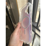 Husa Telefon, Vivimall, Compatibila iPhone 17, Model Cameleon, Magsafe, Schimbare Gradient de Culoare din Unghiuri Diferite, Multicolor - vivimall.ro