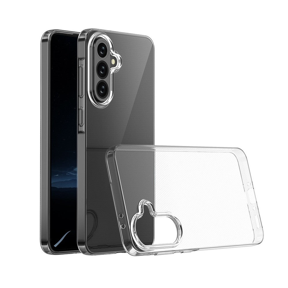 Husa Telefon, Vivimall, Compatibila Samsung Galaxy A55 5G, Protect Plus TPU, 0.8-0.9 mm, Transparent - vivimall.ro