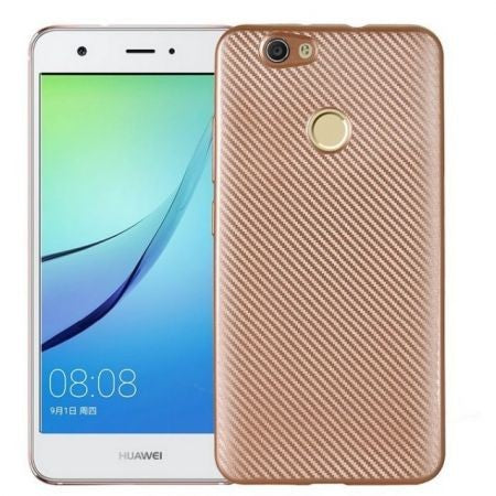 Husa Xiaomi Redmi 4X i-Zore Carbon Fiber Auriu - vivimall.ro