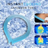 Dispozitiv De Racorire Tip Guler, Pentru Scaderea Temperaturii Corpului, Cu Racire Rapida, Reutilizabil, Non-Toxic, Tpu, Diametru De 120 Mm - vivimall.ro