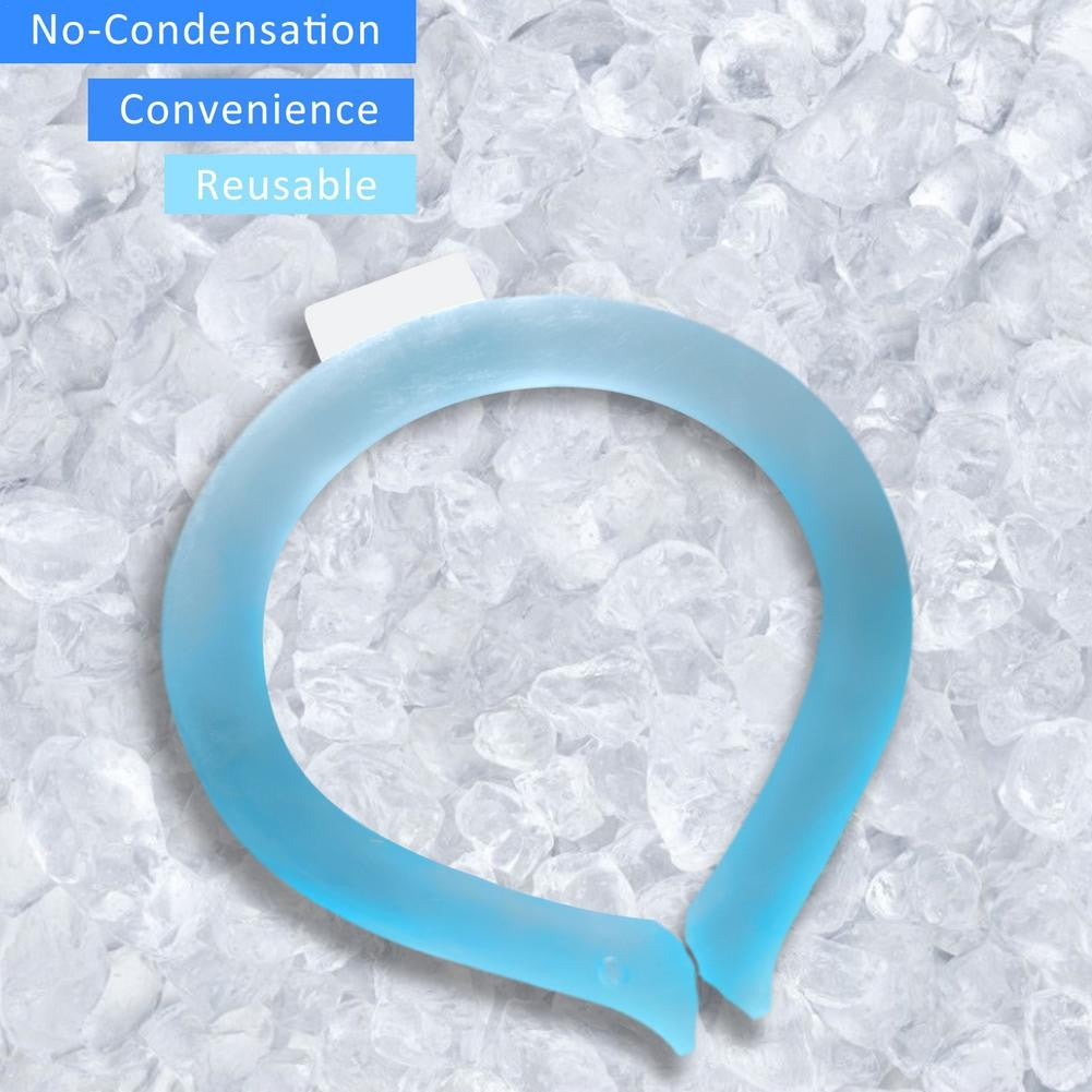Dispozitiv De Racorire Tip Guler, Pentru Scaderea Temperaturii Corpului, Cu Racire Rapida, Reutilizabil, Non-Toxic, Tpu, Diametru De 120 Mm - vivimall.ro