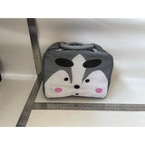 Geantă Frigorifică, Vivimall, cu Desene Animat, Portabilă pentru Copii, de Prânz, din Pânză Oxford, 22x14x19 cm, Model Vulpe, Gri - vivimall.ro