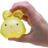 Iepuras Squishy, Flippy, Jucarie Senzoriala Comprimabila cu Sclipici, 1 Bucata, Antistres pentru Adulti si Copii, Efect Calmant cu Revenire Lenta, 7 x 5.5 x 6 cm, Culoare Aleatorie - vivimall.ro