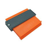 Sablon Masurare Contur, Flippy, Cu Rigla Integrata, pentru Copiere Unghiuri si Forme Neregulate, Plastic Rezistent, 14.6 x 10.5 cm, Portocaliu/Negru - vivimall.ro