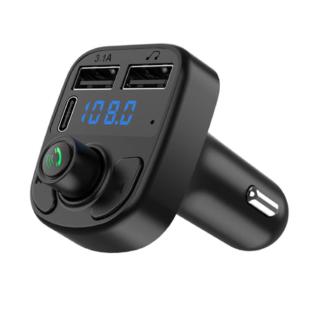 Incarcator Auto cu MP3 Player, Vivimall, Bluetooth 5.0, 5V, 2 x USB, Type C, Negru - vivimall.ro