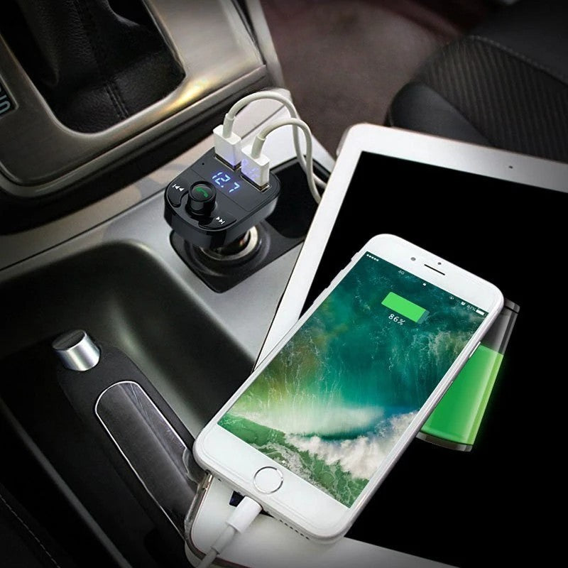Încărcător auto Bluetooth 5.0 | DriveTunes - vivimall.ro
