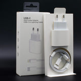 Incarcator compatibil cu iPhone, USB Type-C, Fast charge, Putere 20W, Vivimall, Alb - vivimall.ro