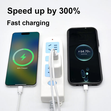 Incarcator Fast Charging pentru Telefon, Vivimall, Dual Port USB-A si USB-C cu Cap de Incarcare Standard European, Power Delivery 20W Q.C 3.0, Alb - vivimall.ro