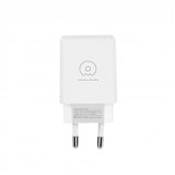 Incarcator Retea 2.1A 2USB + Cablu Micro-USB T06 Vivimall Blister, Alb - vivimall.ro