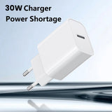 Incarcator Retea Fast Charge, Vivimall, Incarcator Standard European Power Delivery 30 W, Compatibil cu iPhone 15 / 16, Alb - vivimall.ro