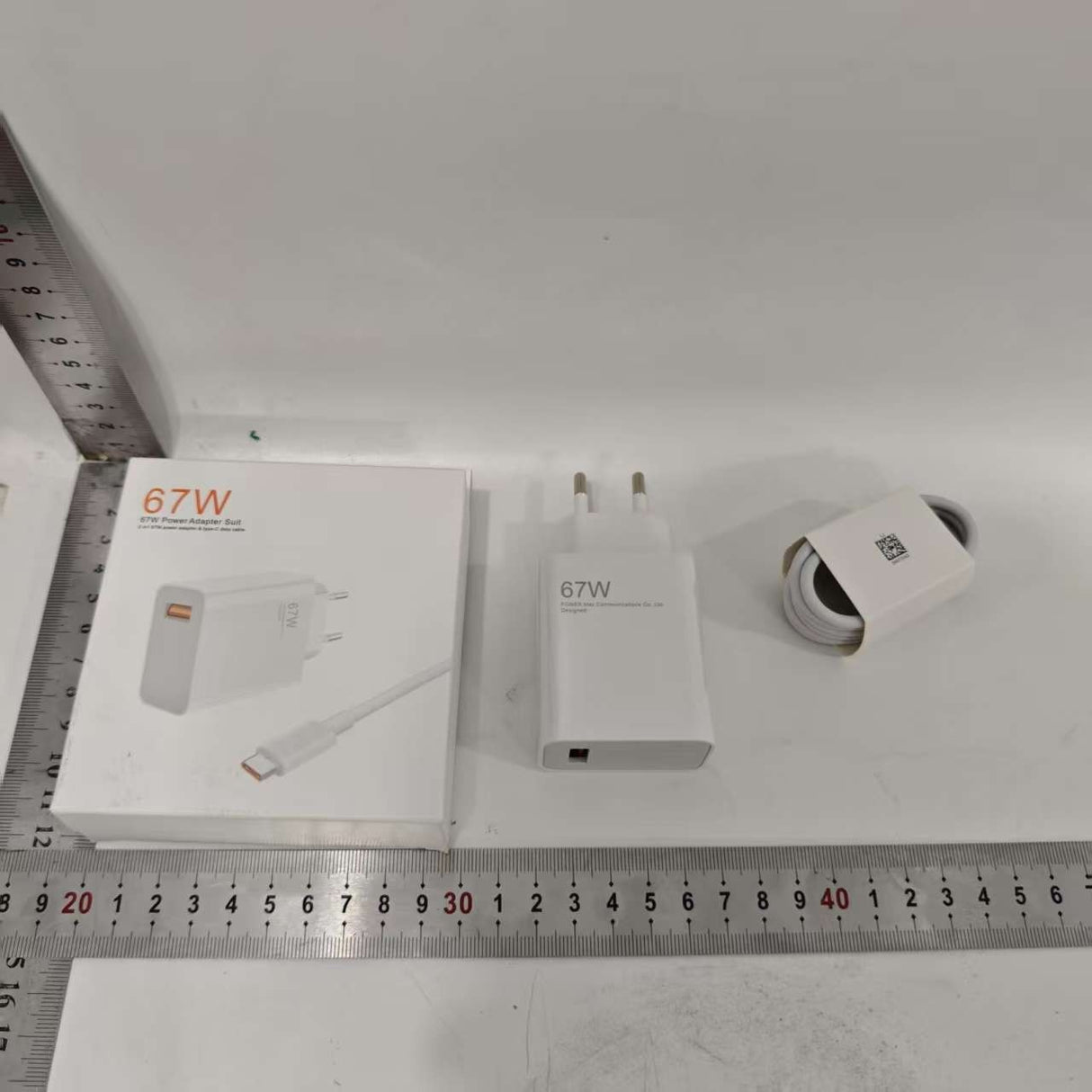 Incarcator Retea Super Charge pentru Telefon, Vivimall, 67W Standard UE, Port USB-B cu Cablu TYPE-C de 1m Inclus, Alb - vivimall.ro