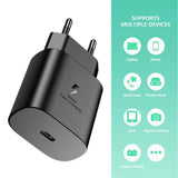 Incarcator Super Fast Charge, Vivimall, Incarcator Retea Universal, Compatibil cu Port USB-C, Power Delivery 25W, Negru - vivimall.ro