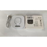 Incarcator Wireless pentru Smart iWatch, Vivimall, Compatibil cu Apple iWatch 1/9, Magnetic Charger, Interfata TYPE-C, 3W, 7.5 x 7.5 x 1.2 cm, Pliabil, Alb - vivimall.ro