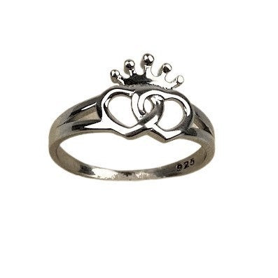 Inel, Jolie Silver, Argint 925, Coroana cu Inimi M 51 - vivimall.ro