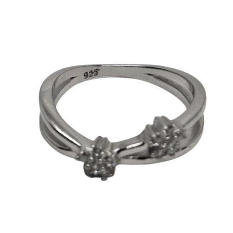 Inel Argint 925, Floricele cu Zirconii M 48 - vivimall.ro