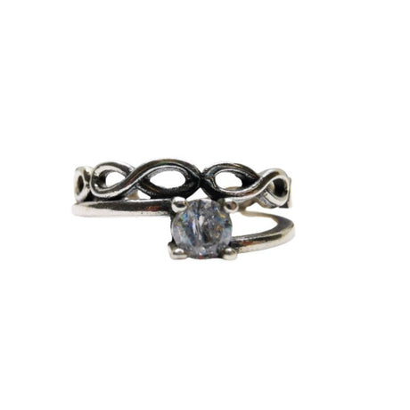 Inel, Jolie Silver, Argint 925 Impletit cu Piatra M 53 - vivimall.ro