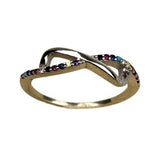 Inel Argint 925, Infinit Mare cu Zirconiu Colorat M 59 - vivimall.ro