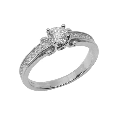 Inel Argint 925 Logodna, M 54 - vivimall.ro