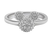 Inel Argint 925 Minnie Cu Pietre