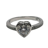 Inel Argint 925 tip Logodna cu Inima, M 50 - vivimall.ro