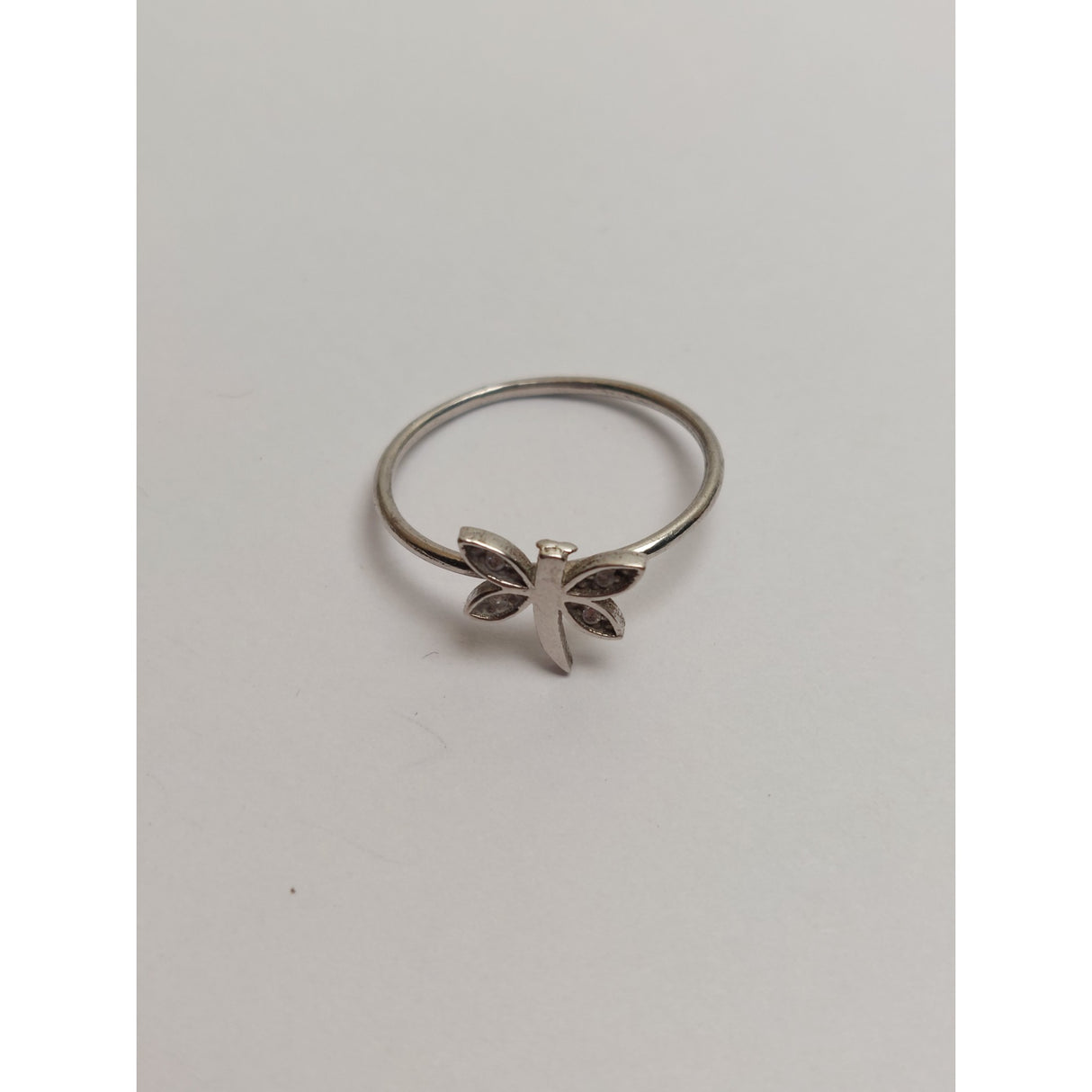 Сребърен пръстен с водно конче 925 с камъни, Jolie Silver, 1.3G