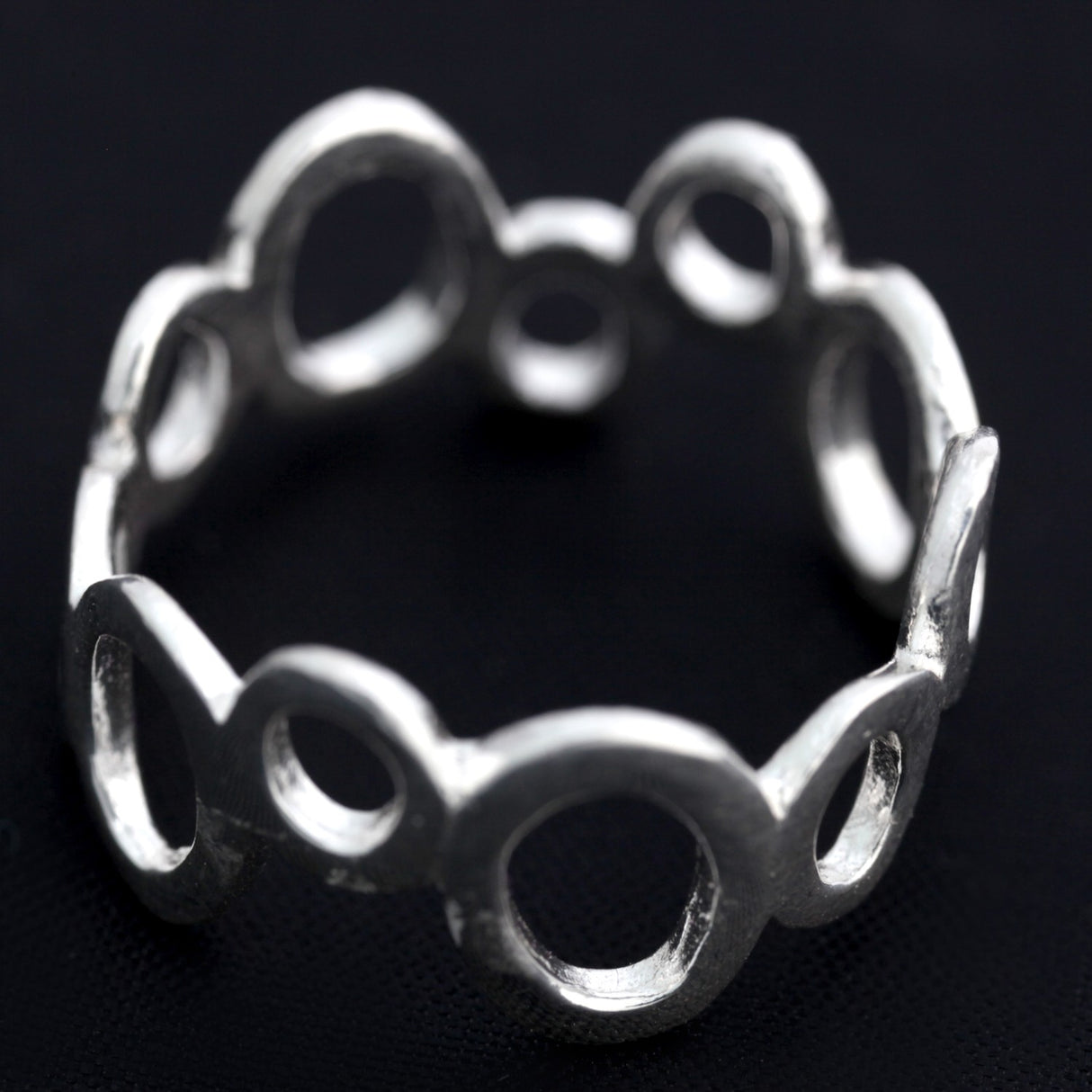 Inel din Argint 925, model circular, marimea 55 - vivimall.ro