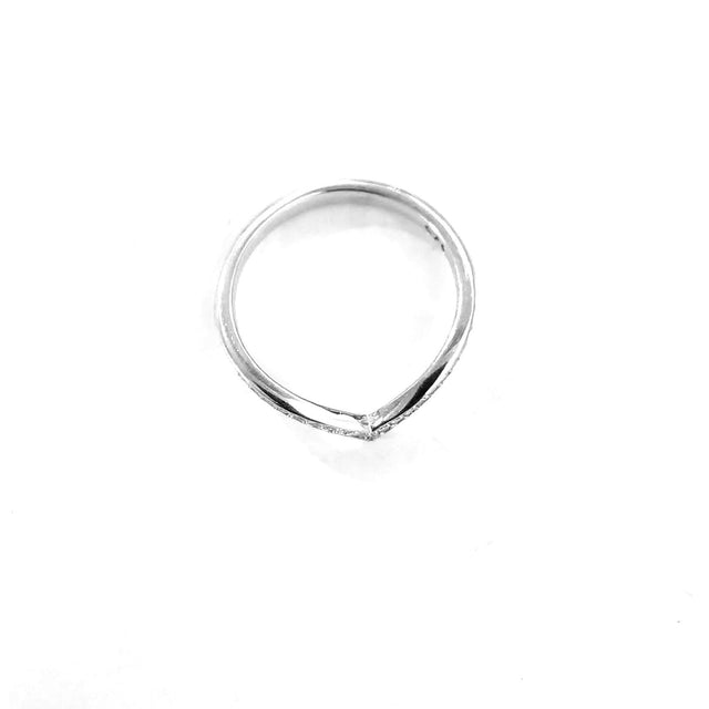 Inel din Argint 925, Model V cu Pietre, Jolie Silver M51 - vivimall.ro