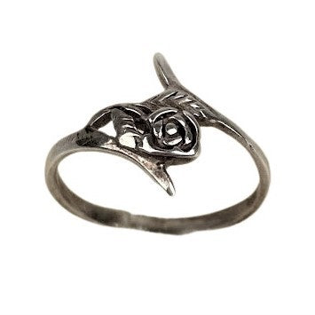 Inel din Argint 925 Trandafir, M 56 - vivimall.ro