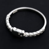 Inel Pisicuta din Argint 925 cu Zirconii, marimea 52