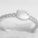 Inel Pisicuta din Argint 925 cu Zirconii, marimea 52