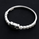 Inel Pisicuta din Argint 925 cu Zirconii, marimea 54 - vivimall.ro