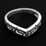 Inel model grecesc, marimea 49