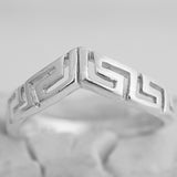 Inel model grecesc, marimea 55