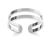 Inel Reglabil Dublu din Argint 925