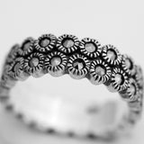 Inel tip verigheta din Argint 925, prevazut cu marcasite, 56 mm - vivimall.ro