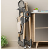 Scaun de Masa pentru Bebelusi si Copii, Flippy, 2 Tavite si Husa Detasabile, Multifuncțional, Stabil, Centura de Siguranta, Inaltime Ajustabila, Spatar Reglabil Moale, Cos de Depozitare, 100x50x80cm, de la 6 Luni, Crem - vivimall.ro