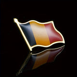 Insigna Steag Tricolor Romania, Vivimall, Model Brosa cu Ac de Siguranta, 20x20 mm - vivimall.ro