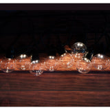 Instalatie Craciun, 10 M, 20 de LED-uri, alb-rece, model cu bulb, liniara, solara interior/exterior, Flippy - vivimall.ro