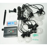 Instalatie Craciun, 10 M, 20 de LED-uri, alb-rece, model cu bulb, liniara, solara interior/exterior, Flippy - vivimall.ro